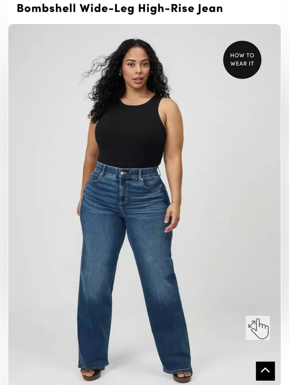 Torrid Bombshell Wide Leg Jeans